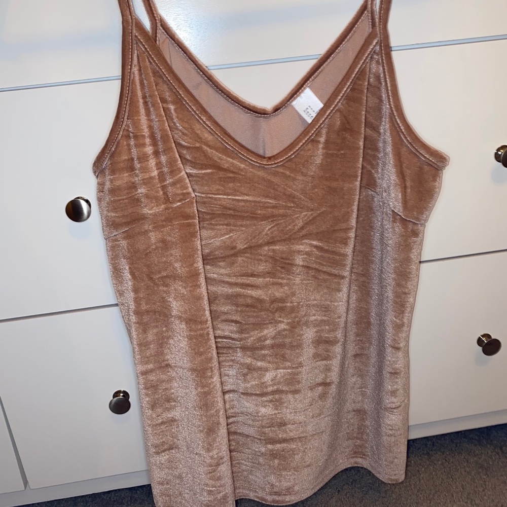 Velvet tank top